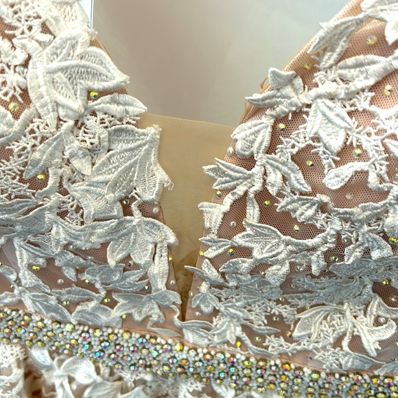 Custom Made Lace Mini Dress - Picture 3 of 3